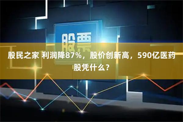 股民之家 利润降87%,股价创新高,590亿医药股凭什么?
